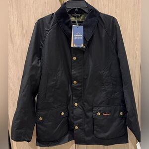 NWTs Barbour + Orvis Alix Ashby Wax Cotton Jacket. Large